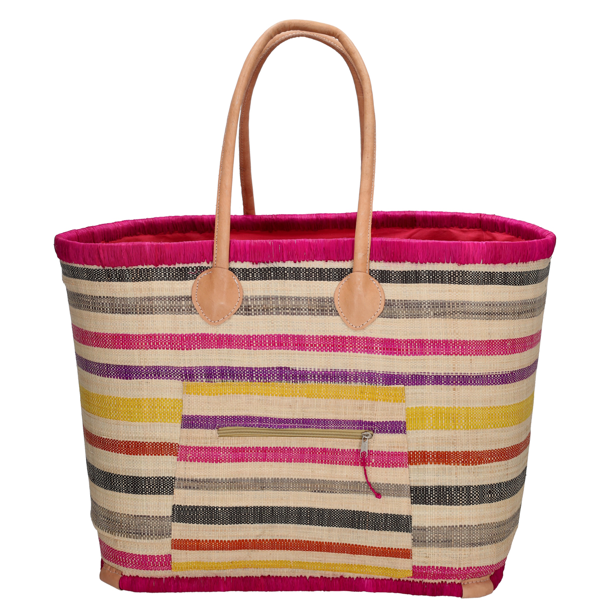 Beagles Raffia Rieten mand